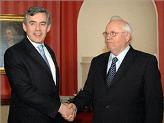 Brown, Gorbachev